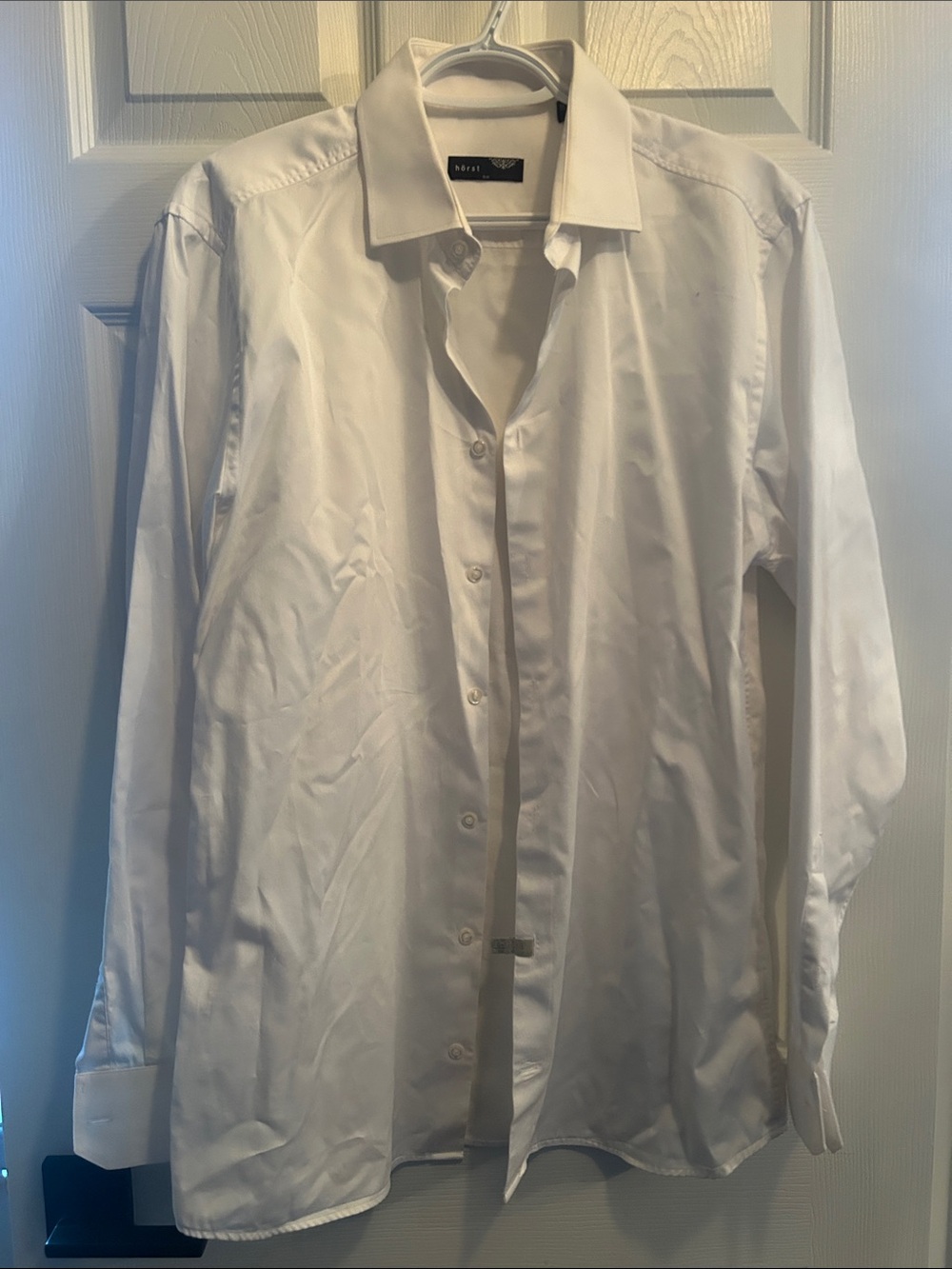 Men's White Dress Shirt - Classic Button-Down